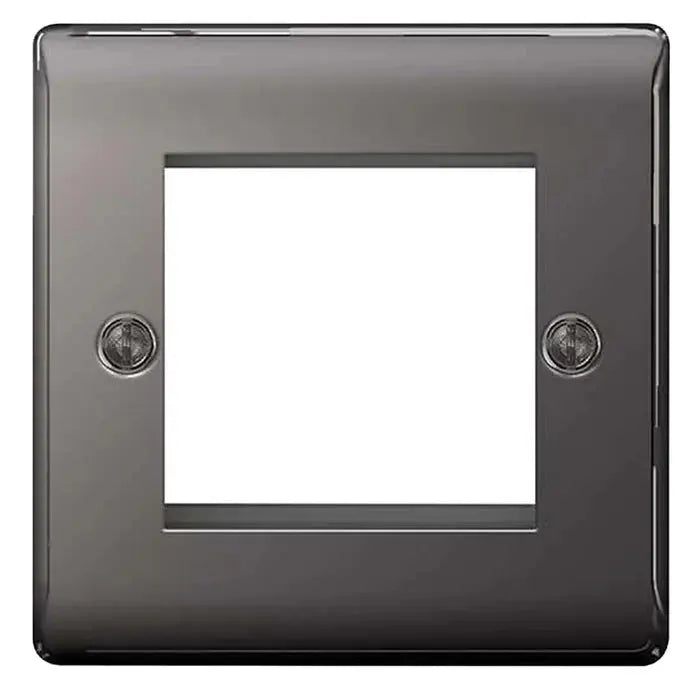 BG Nexus Black Nickel Switches and Sockets Black Inserts Full Range ACAS Electrical