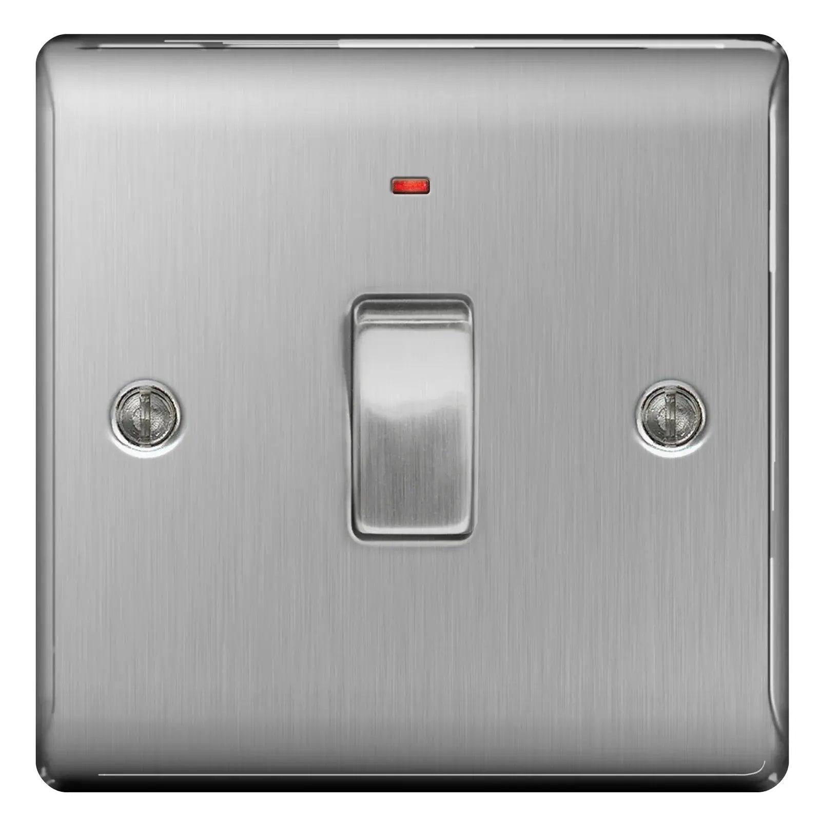 BG Nexus Brushed Steel Switches and Sockets with Grey Inserts – Full Range ACAS Electrical