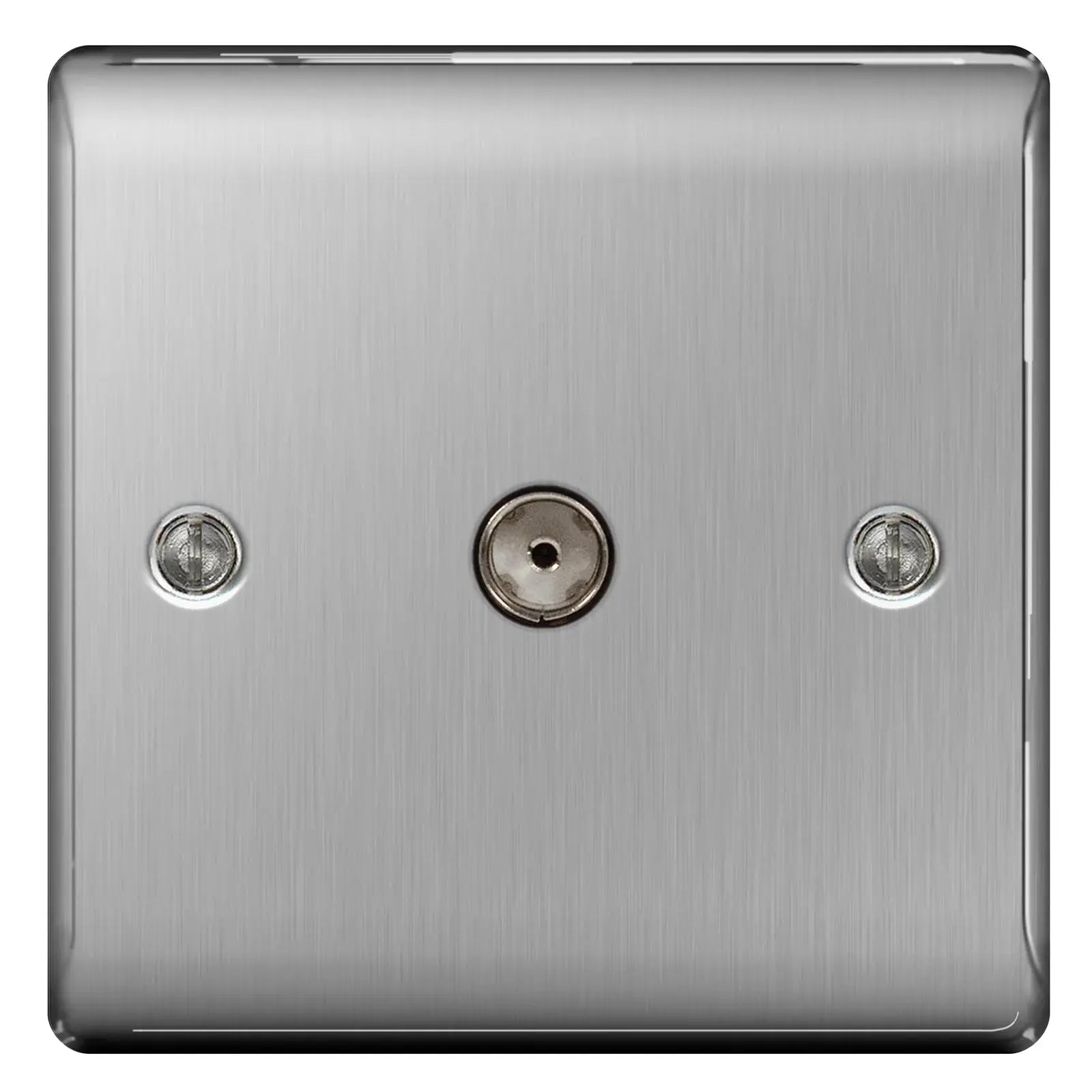 BG Nexus Brushed Steel Switches and Sockets with Grey Inserts – Full Range ACAS Electrical