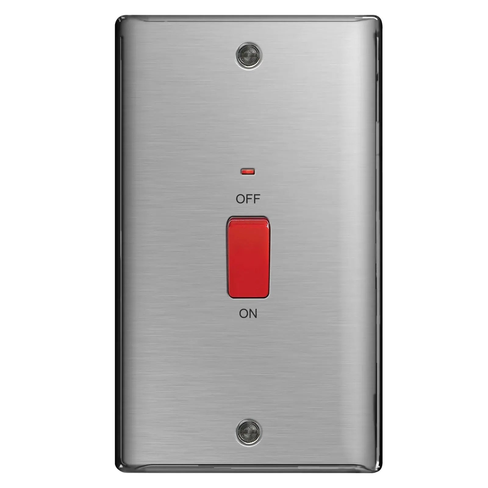 BG Nexus Brushed Steel Switches and Sockets with Grey Inserts – Full Range ACAS Electrical