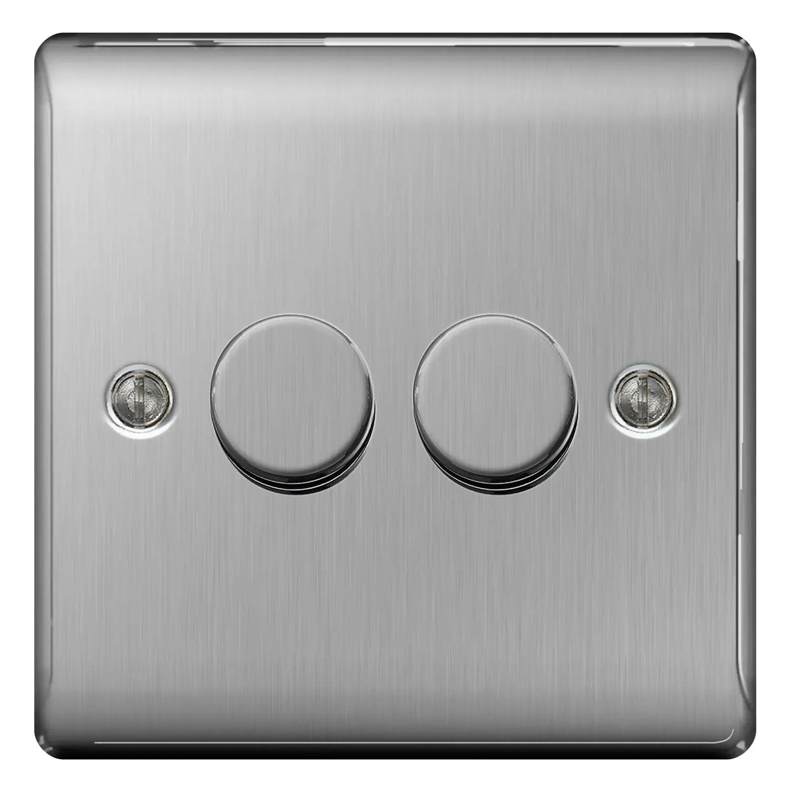 BG Nexus Brushed Steel Switches and Sockets with Grey Inserts – Full Range ACAS Electrical