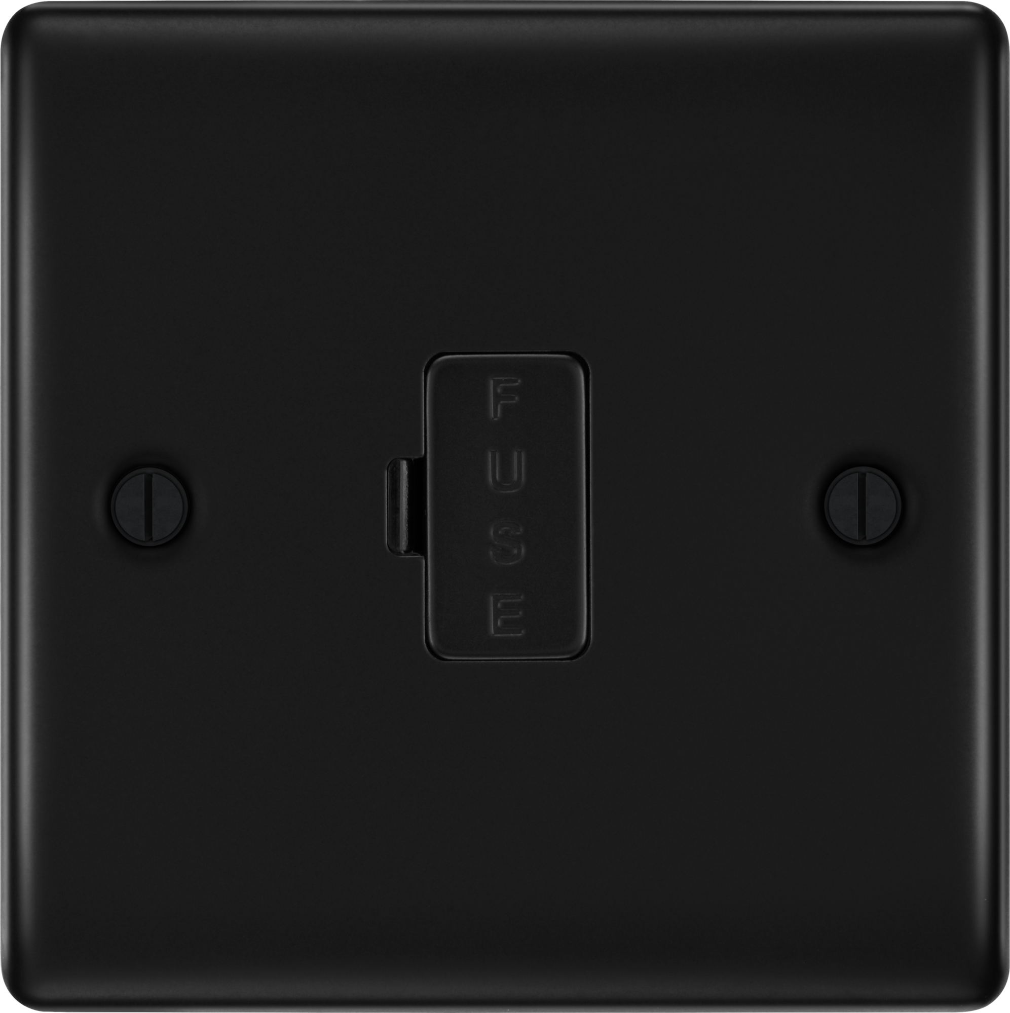 BG Nexus Metal Un-Switched Fused Spur in Matt Black