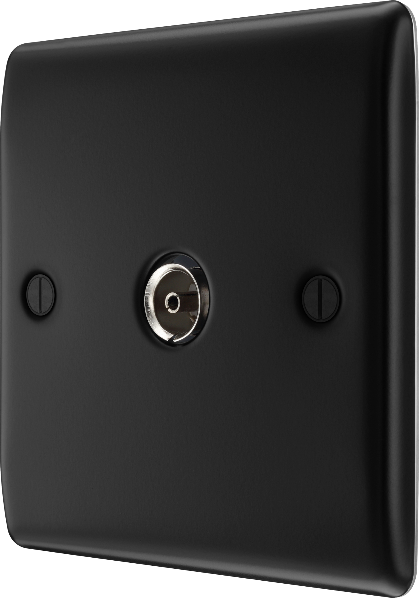 BG Nexus Metal TV Coax Point in Matt Black