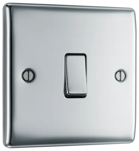 BG Nexus Metal Intermediate Switch in Polished Chrome - NPC13-01