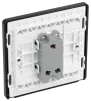 BG Evolve Polished Copper Screwless Single Light Switch PCDCP12B