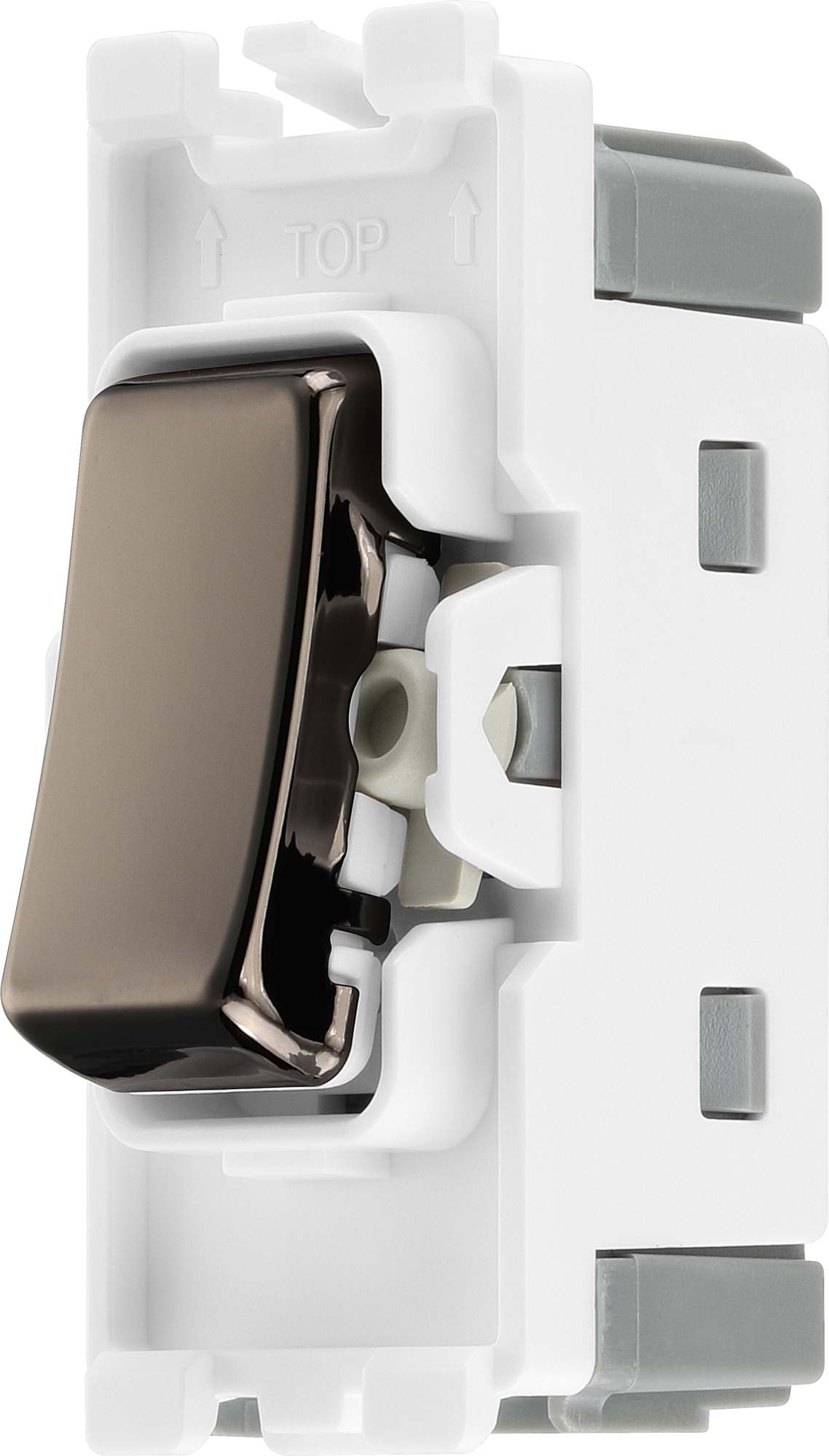 BG RBN13 Black Nickel Intermediate Light Switch 20 Amp Grid Switch
