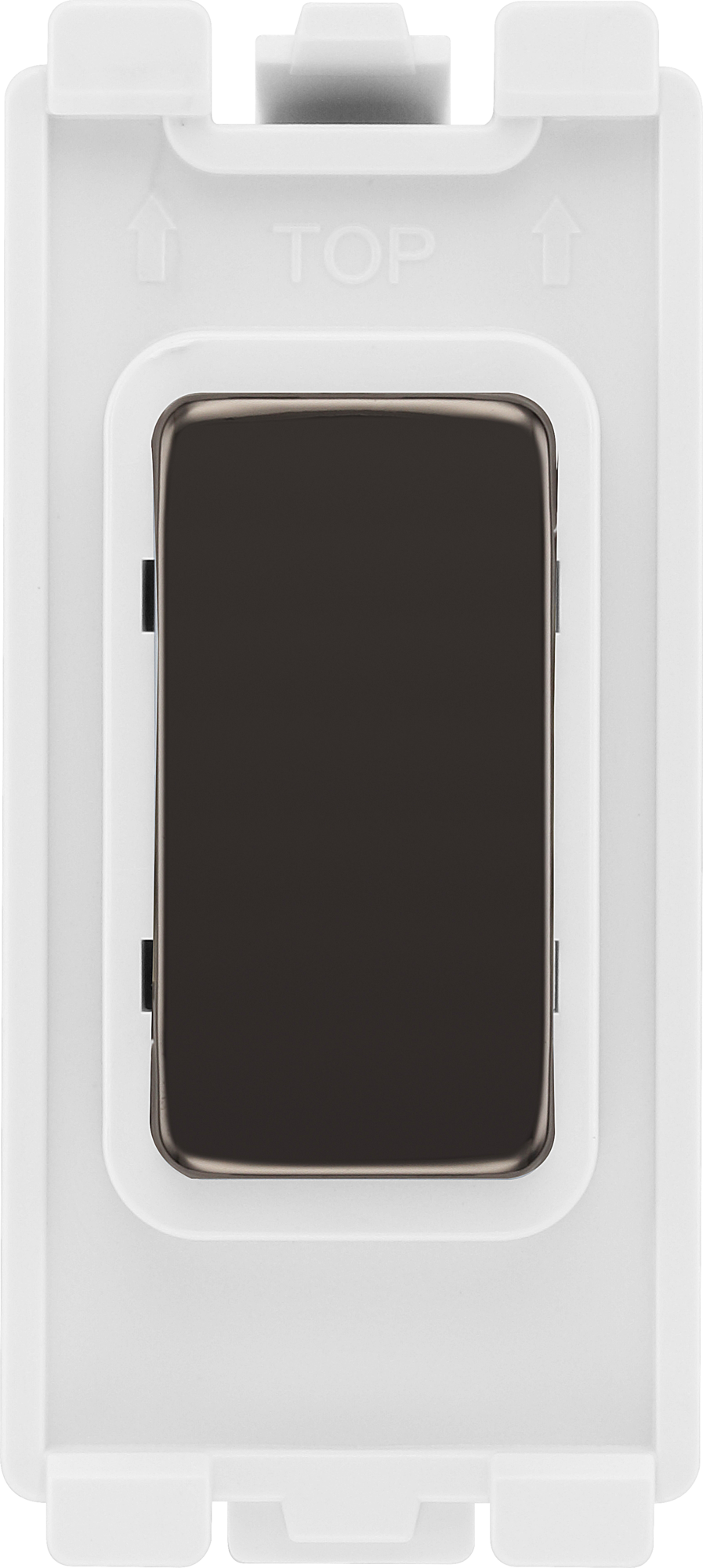 BG RBNBLNK Black Nickel Grid Blank Switch