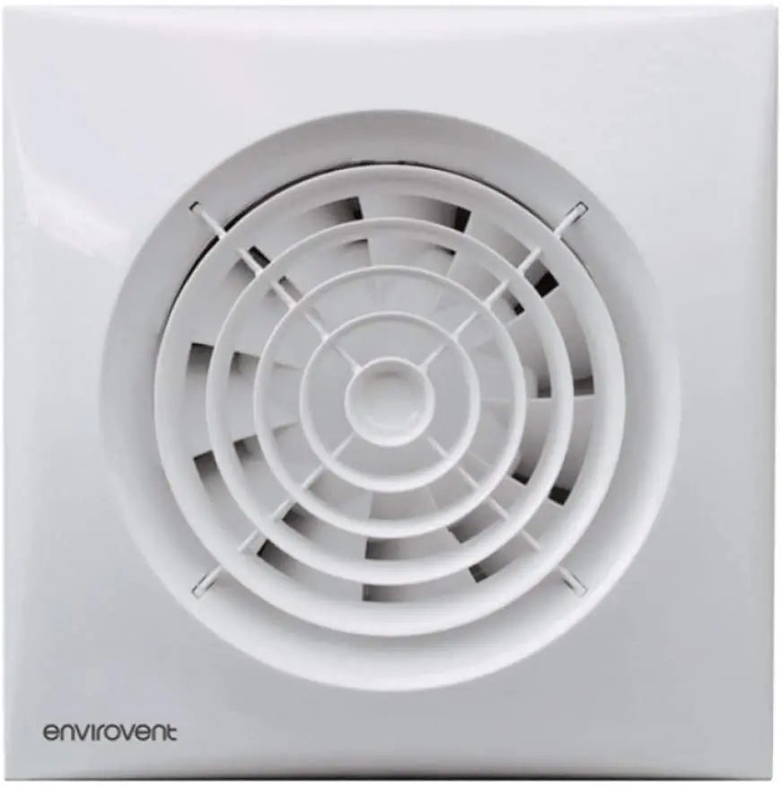 Envirovent SIL100T Extractor Fan Complete Kit - Fan, Grille & Ducting - Timer