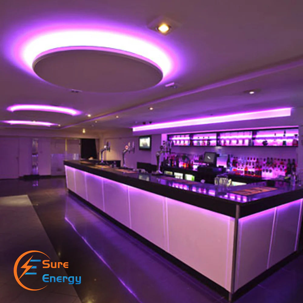 LED Strip Kit 5 meter RGB 60 LEDs per meter, IP65, IR remote, Plug and Play UK PS