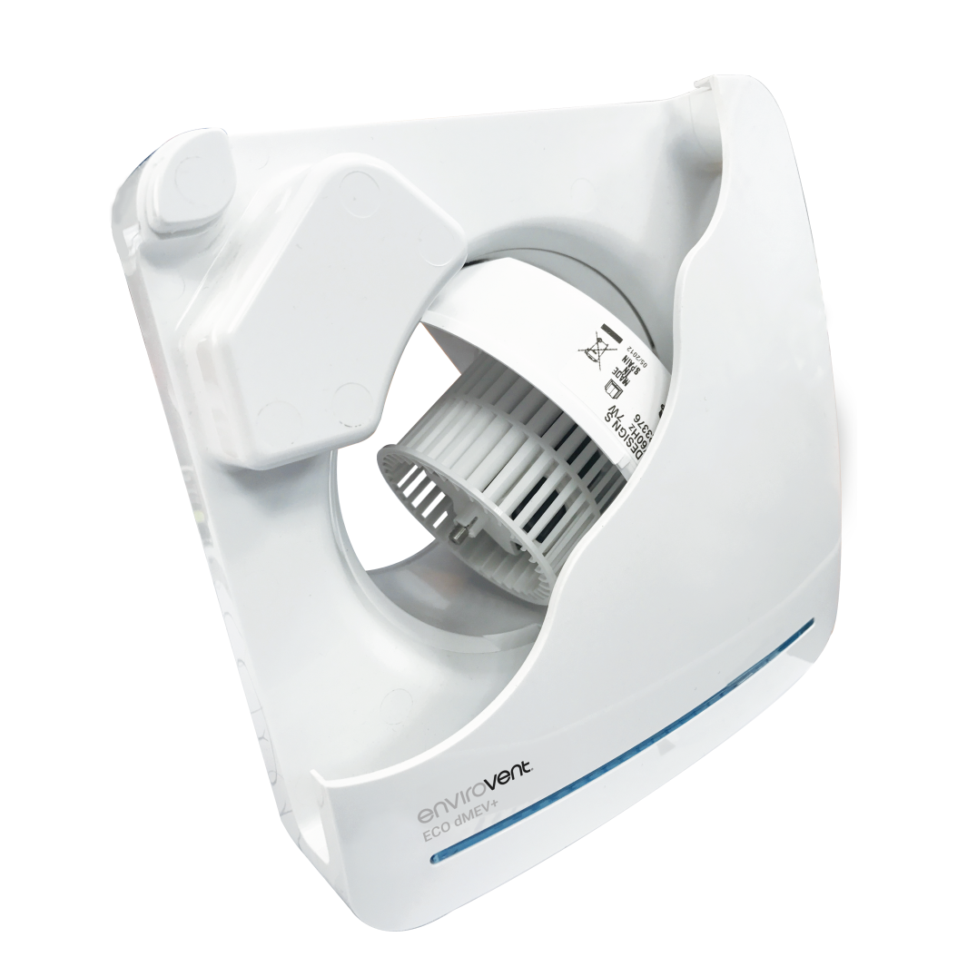 Envirovent ECO DMEV+HT Extractor Fan Adjustable Timer & Humidity Sensor