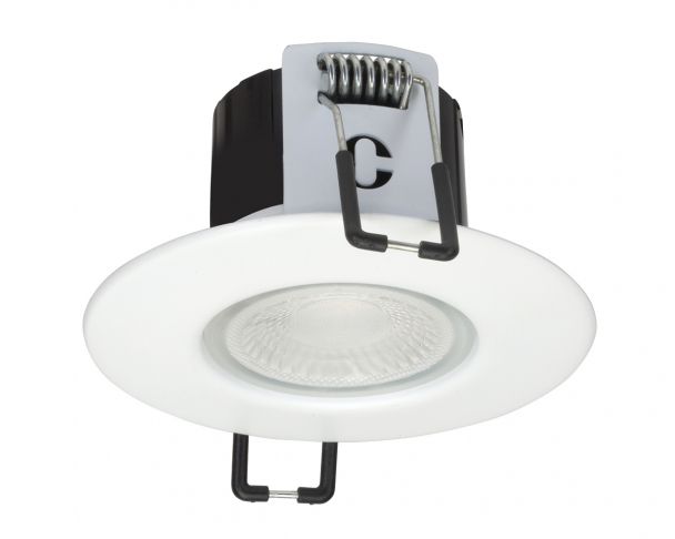 Collingwood H2 Lite 4000K LED Fire Rated Dimmable Downlight DLT388MW5540 with Matt White Bezel