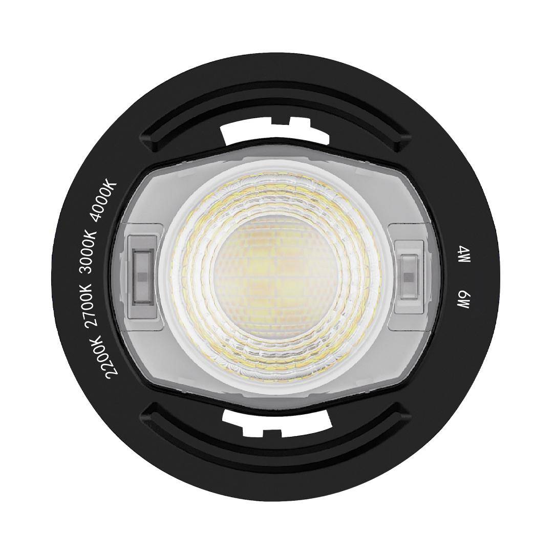 Collingwood H2 Lite CSP Wattage & CCT Switchable Downlight – 4-6W IP65 (DLT551500B) Collingwood