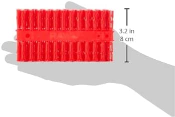 Rawlplug Uno Universal Contract Red Wallplug 6mm RED | Rawl Plugs for Plasterboard, Masonry, Brick, Concrete | Solid Wall Plug Anti Rotation Features | Plasterboard Fixings Plug Pack of 96