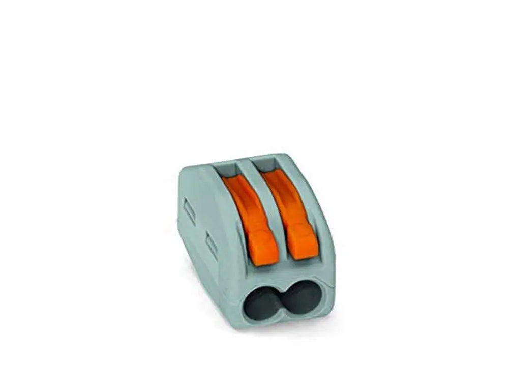 222-412 Wago 2x4mm Lever Connector (50 Box) WAGO