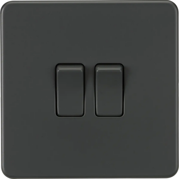 Double Light Switch | 2 Gang Light Switch - ACAS Electrical