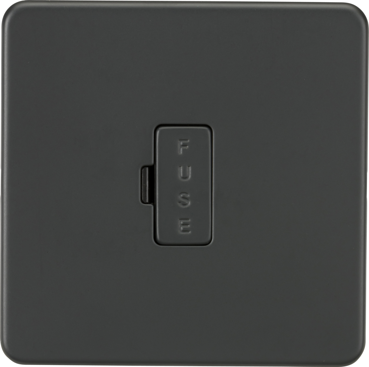 ML Knightsbridge Screwless 13A Fused Spur Unit - Anthracite