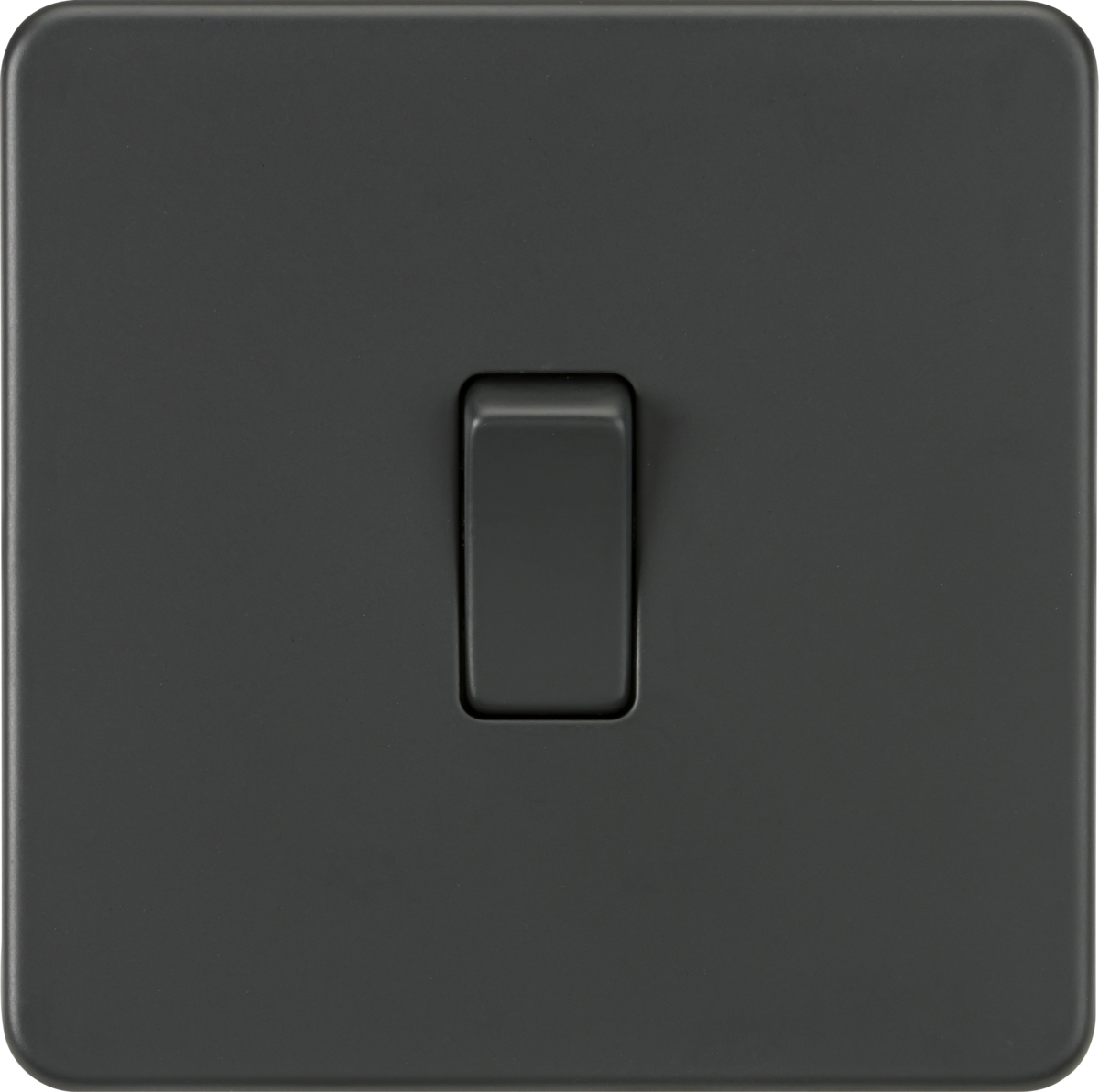 ML Knightsbridge Screwless 20A 1 Gang Double Pole Switch - Anthracite