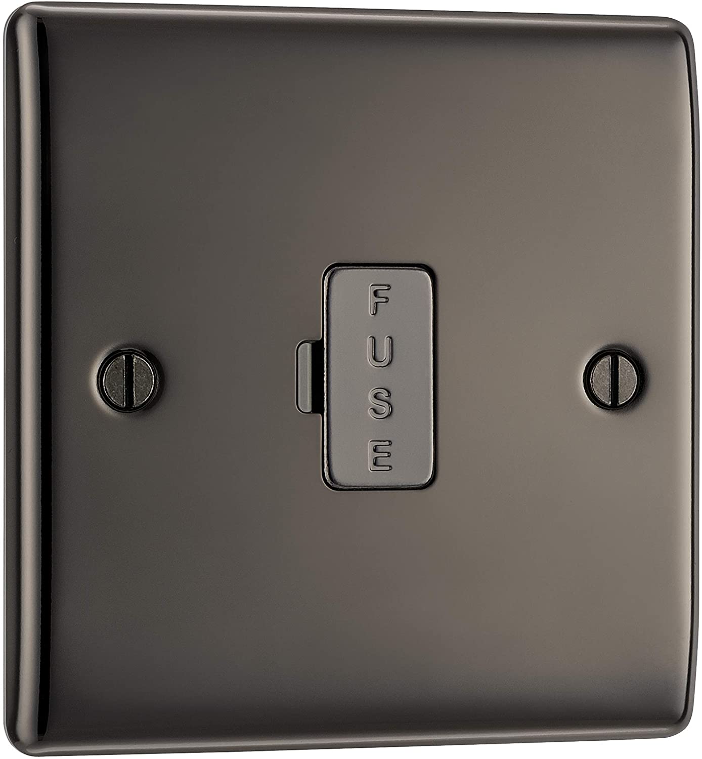 BG Nexus Metal Un-Switched Fused Spur in Black Nickel - NBN54-01