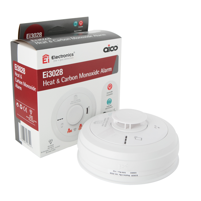 Aico Ei3028 Heat Carbon Monoxide Alarm