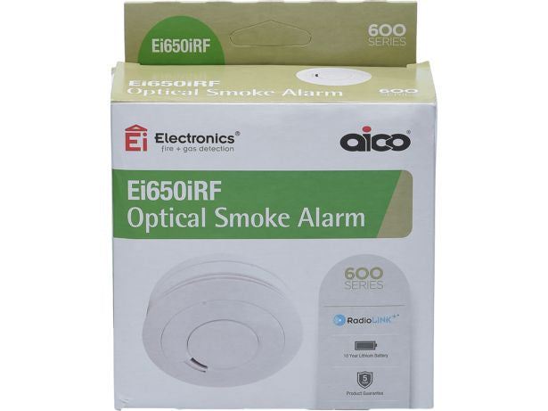 Aico EI650iRF RadioLINK Optical Smoke Alarm 10 Year Lithium Battery