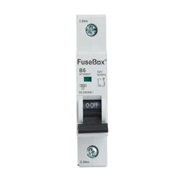 FuseBox Type B Curve Single Pole MCBS