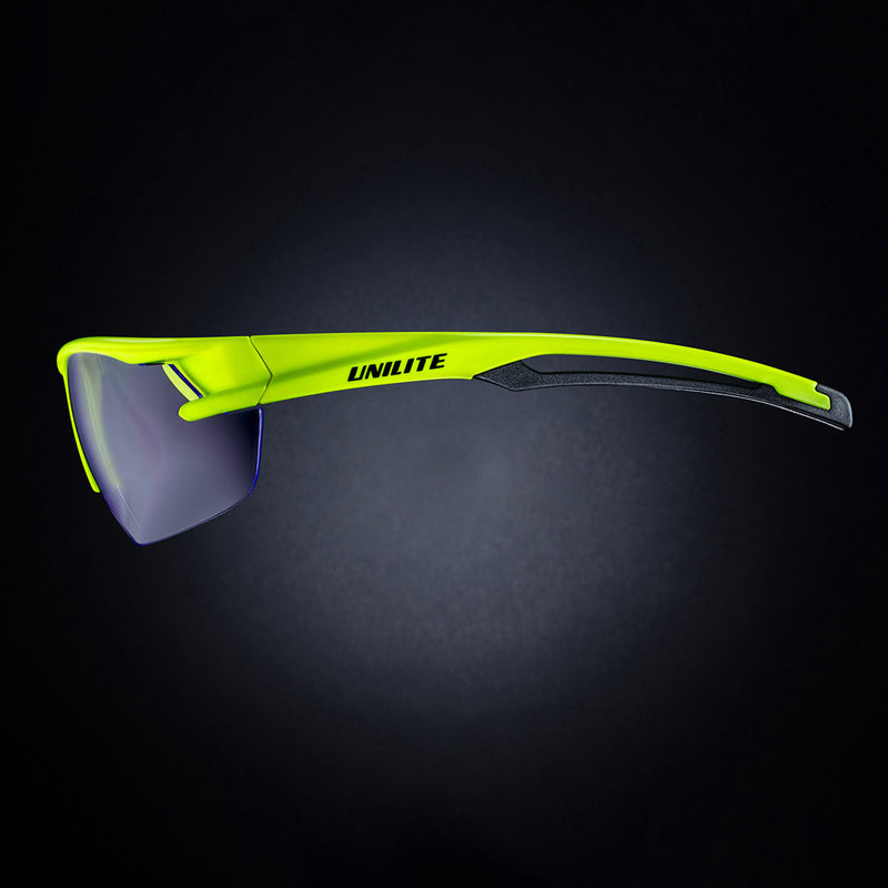 Unilite Safety Glasses With K&N Clear Blue Light Lenses - SG-YCB