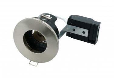 ELD Downlight GU10 Fixed Fire Rated in Satin - Premium Recessed Lighting