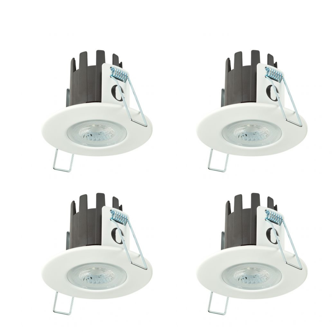 Collingwood H2 Lite 4000K Downlight with Matt White Bezel 4 Pack
